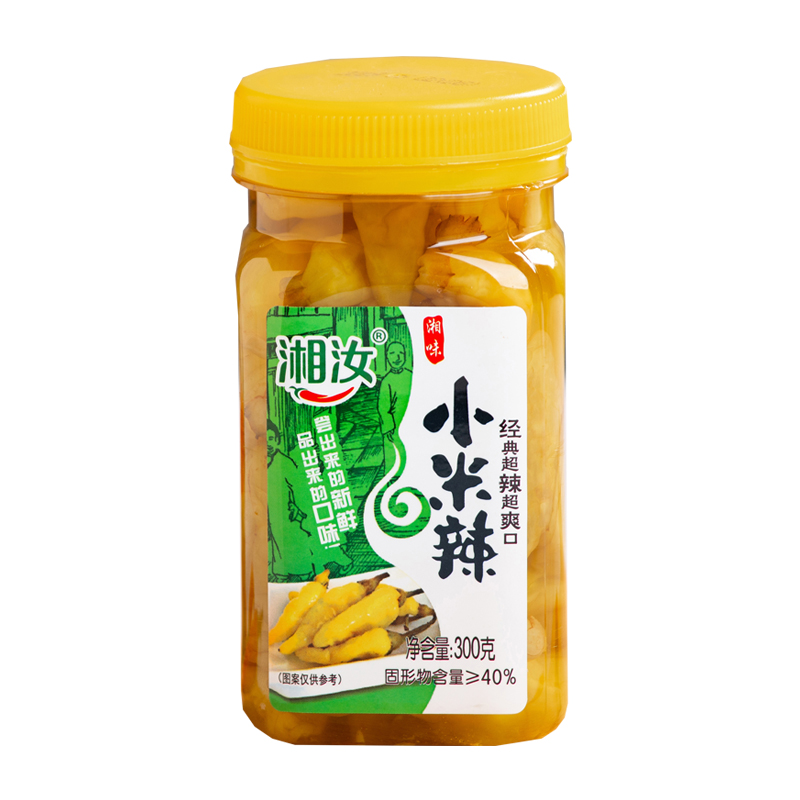 湘汝小米辣椒水泡椒300g瓶装