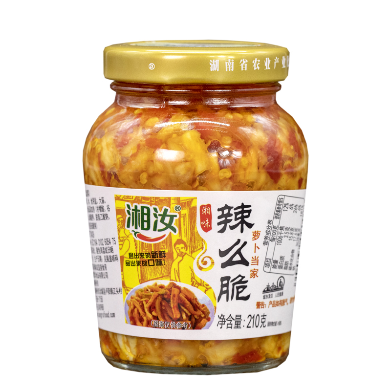 湘汝香脆腌萝卜干210g萝卜条